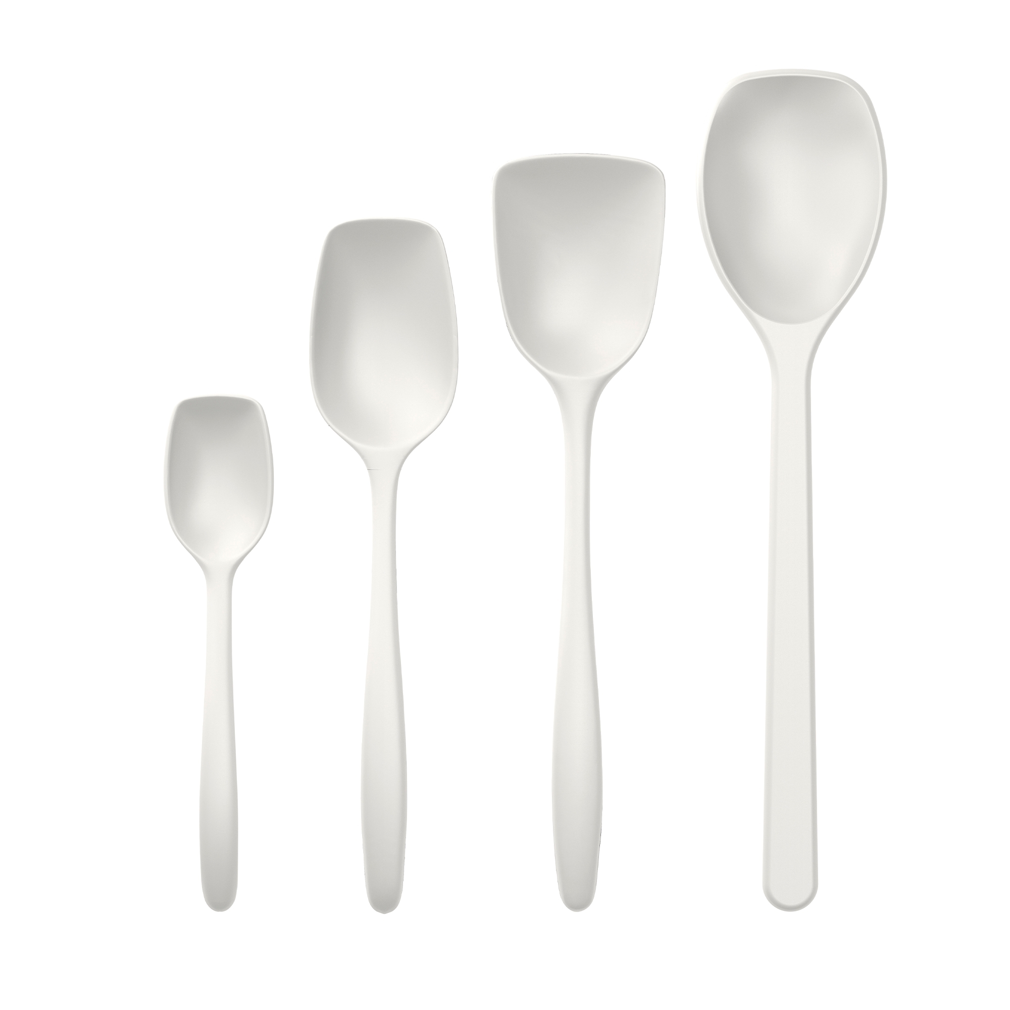 Rosti - Mixing spoon set 4 pieces - NEW Classic - White Rosti - Mixing spoon set 4 pieces - NEW Classic - White