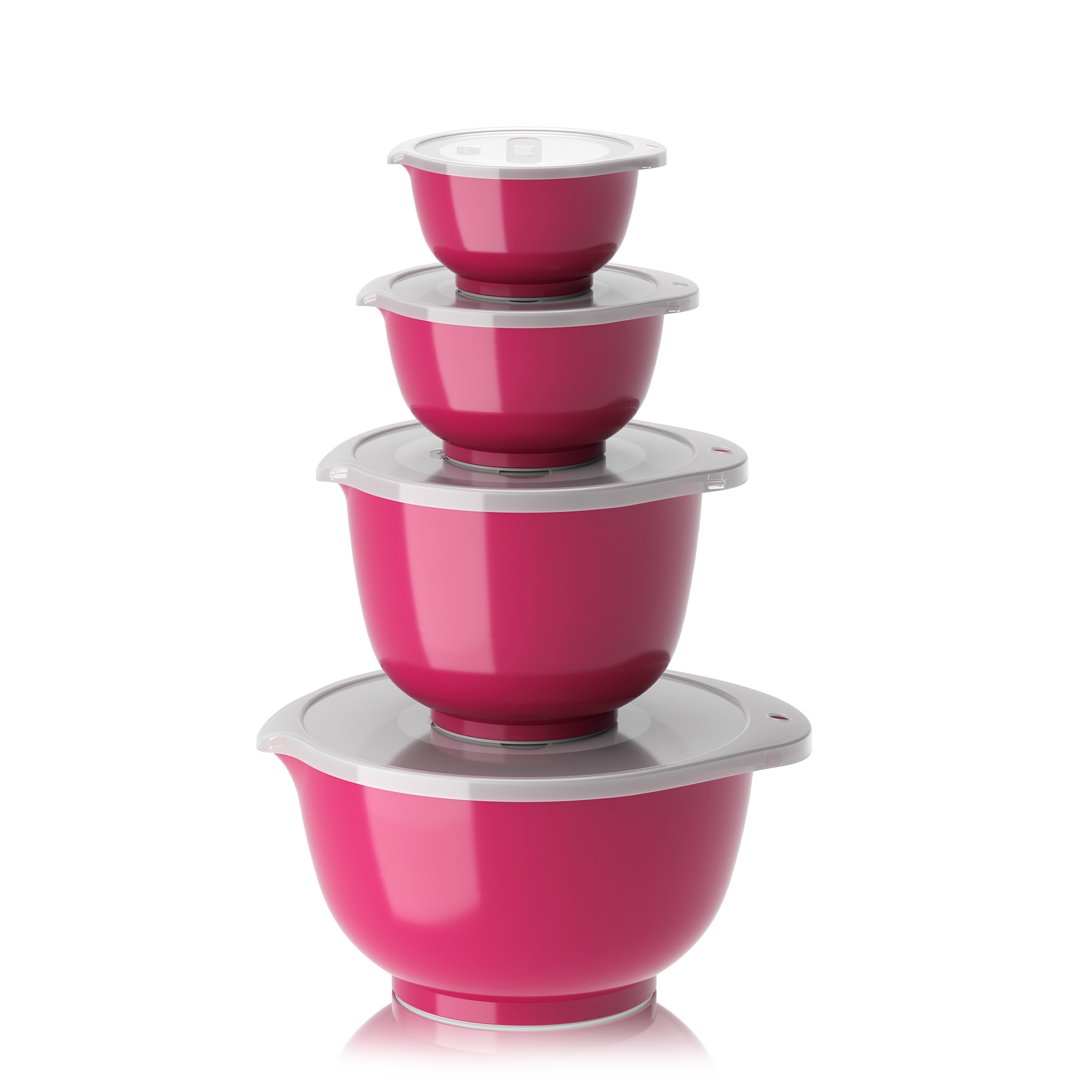 Rosti - Set NEW Margrethe 8-teilig (0,25 l+0,5+1,5+3,0 l + Deckel) - Beetroot