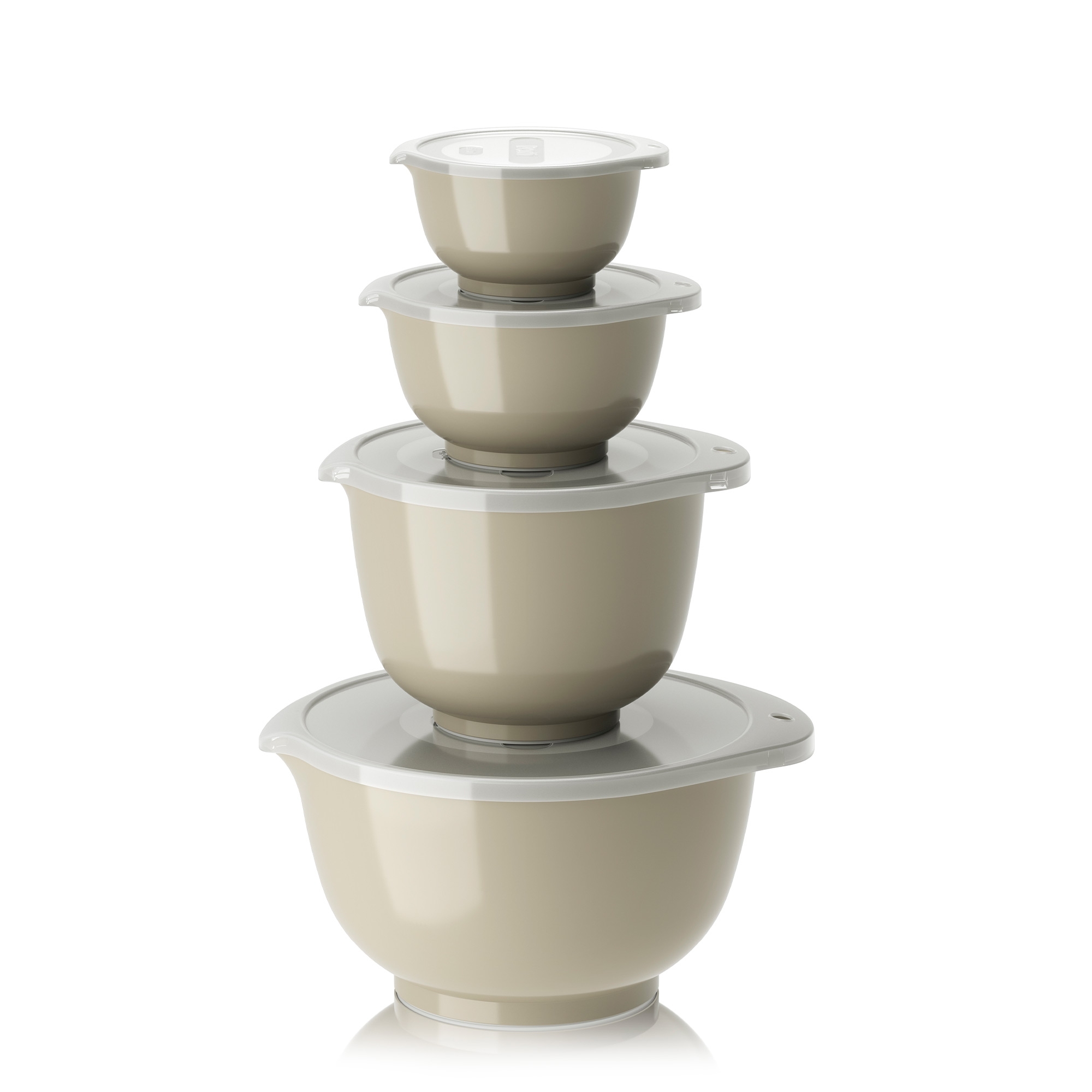 Rosti - Set NEW Margrethe 8-teilig (0,25 l+0,5+1,5+3,0 l + Deckel) - Humus Rosti - Set NEW Margrethe 8-teilig (0,25 l+0,5+1,5+3,0 l + Deckel) - Humus