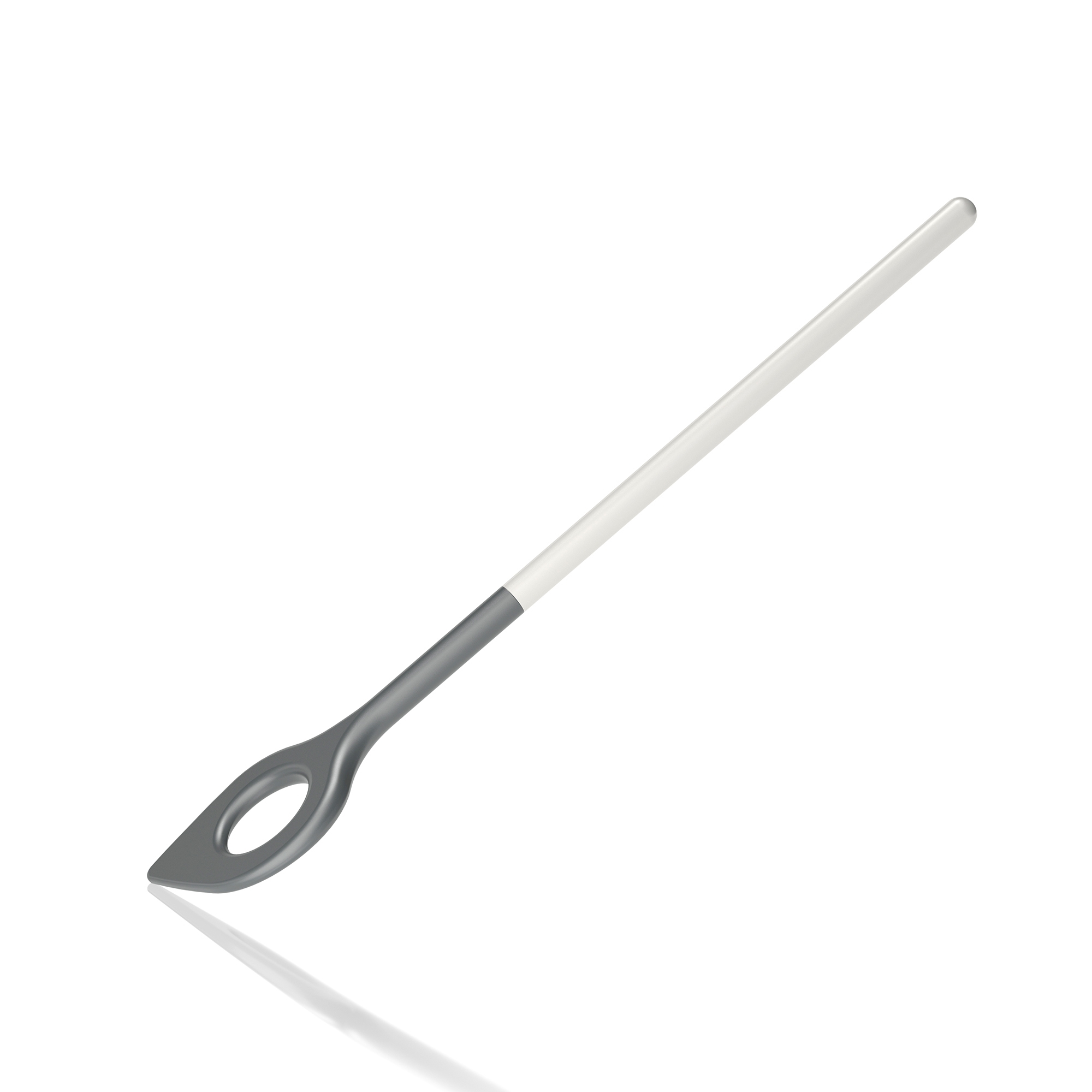 Rosti - NEW Optima spoon with hole - white Rosti - NEW Optima spoon with hole - white