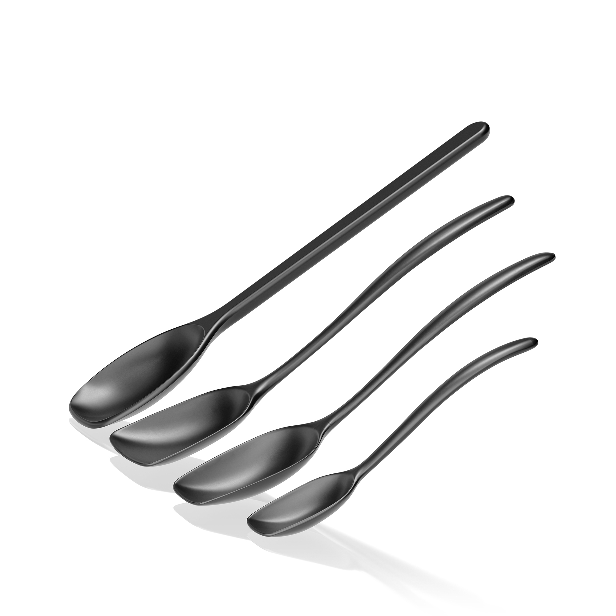 Rosti - Rührlöffelset 4 Teile - NEW Classic - Schwarz Rosti - Rührlöffelset 4 Teile - NEW Classic - Schwarz