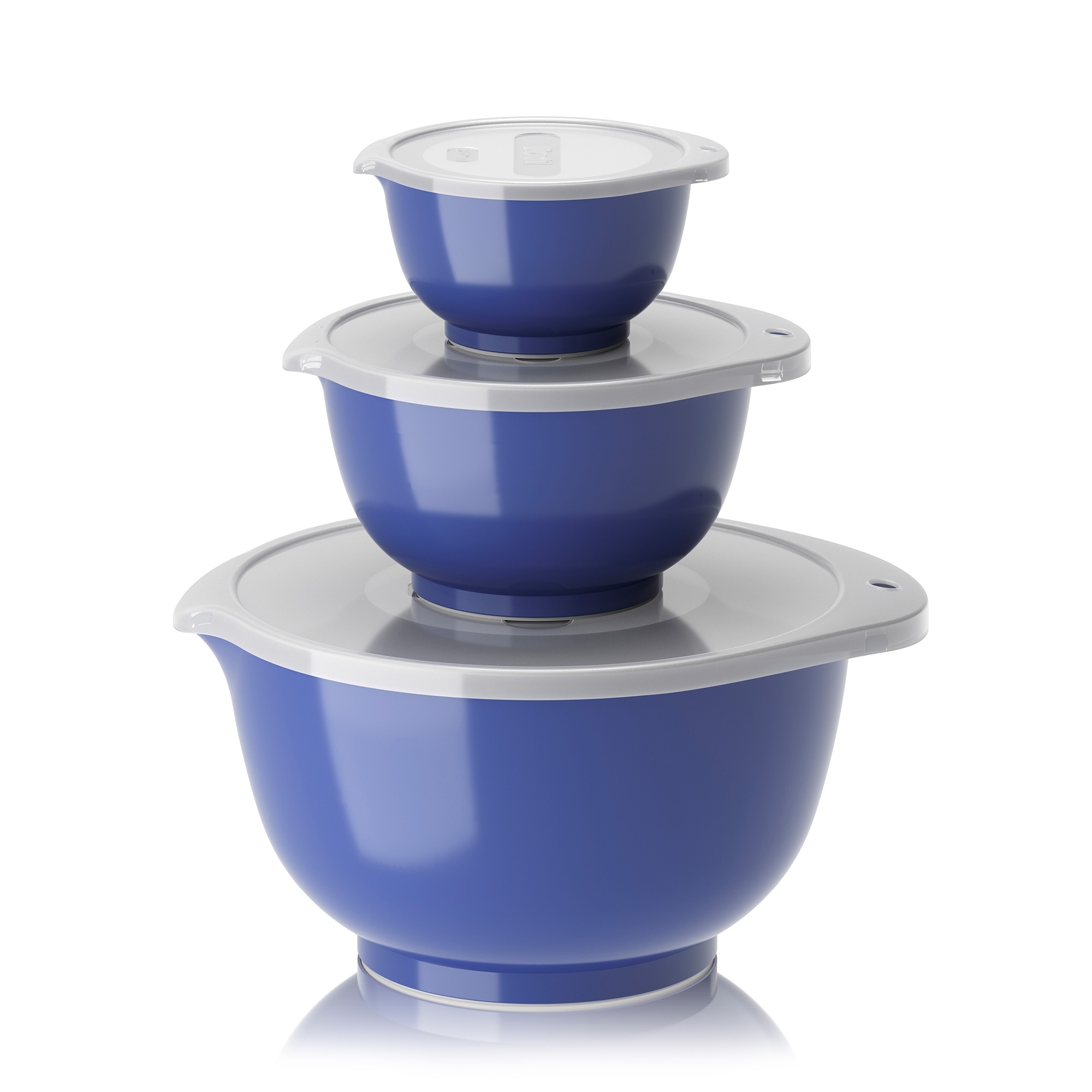 Rosti - Set NEW Margrethe 6-teilig (0,25 l + 0,75 + 3,0 l + passende Deckel) - Electric blue