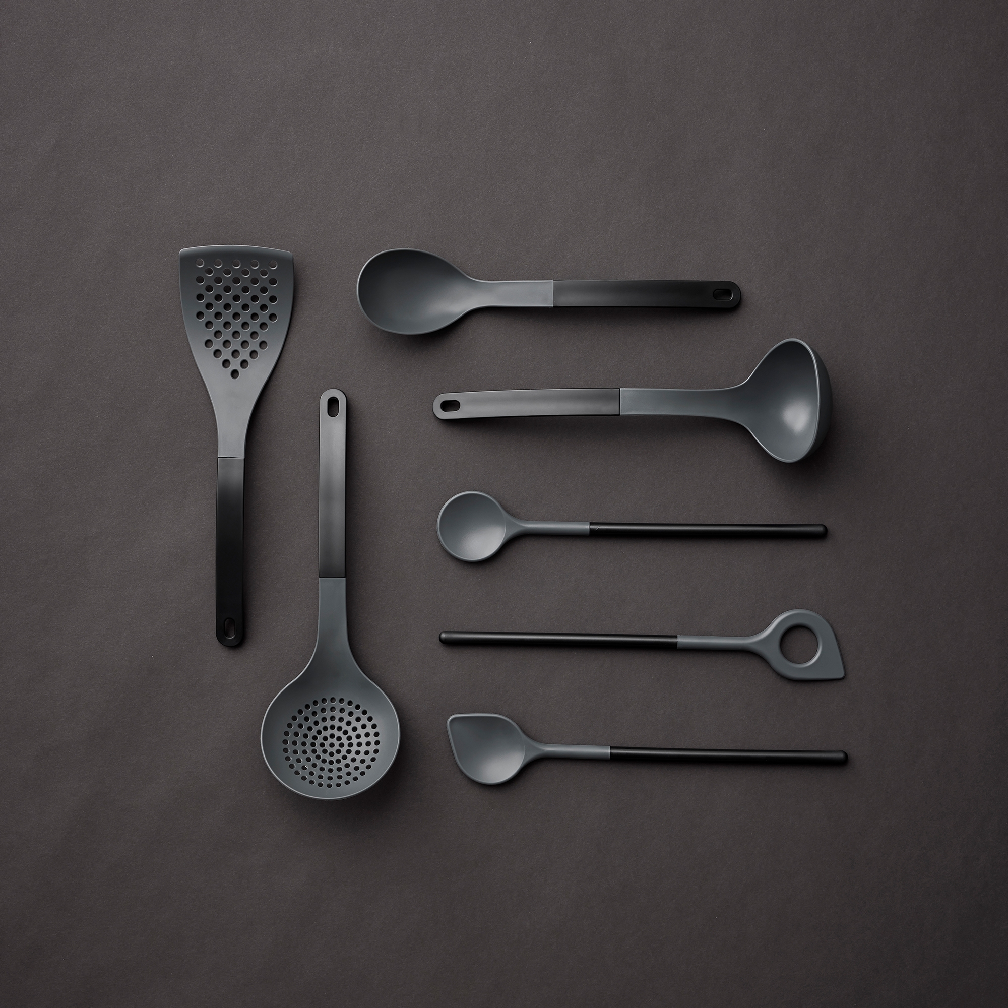 Rosti - NEW Optima Cooking spoon - black Rosti - NEW Optima Cooking spoon - black