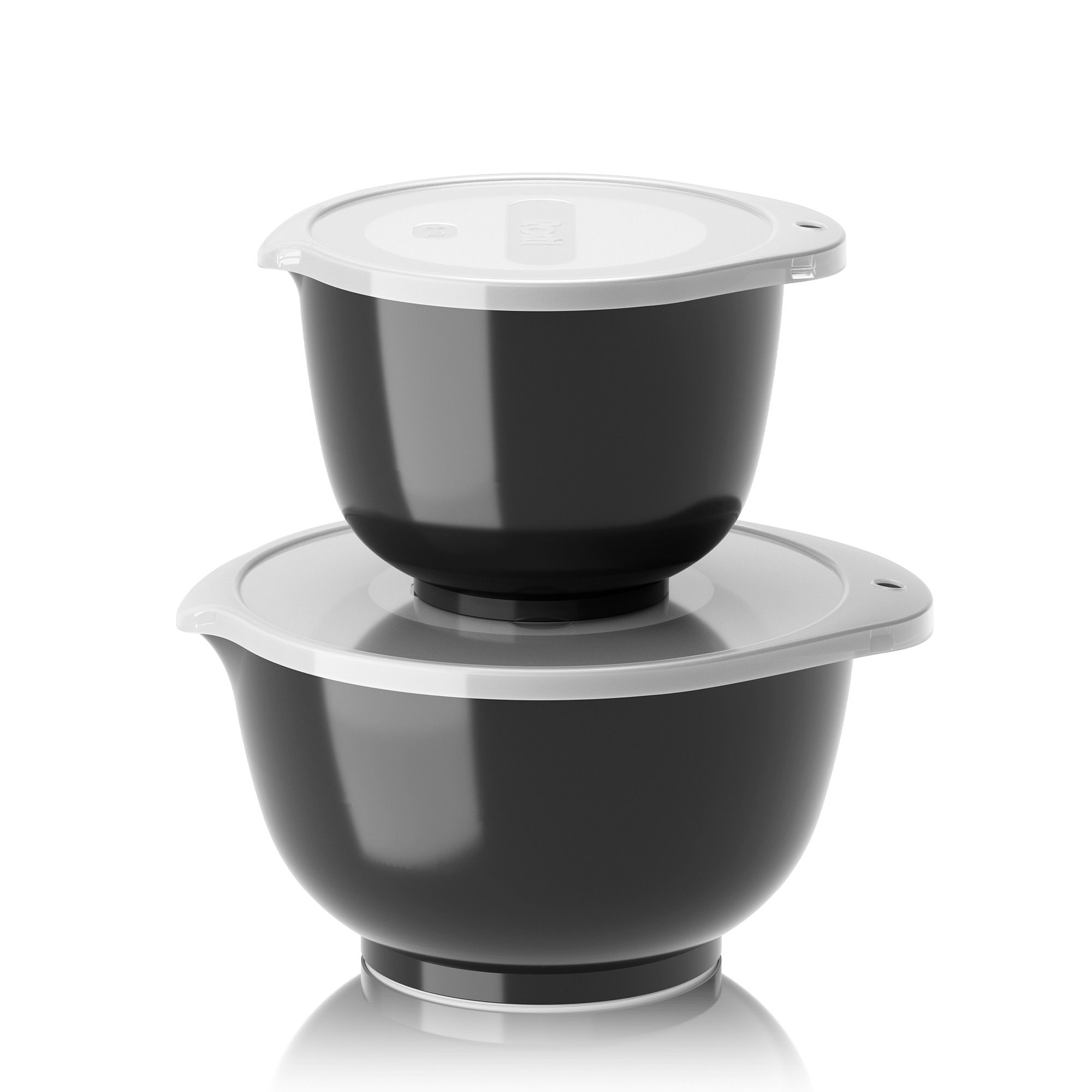 Rosti - Set NEW Margrethe 4-teilig (1,5 l + 3,0 l + passende Deckel) - Schwarz Rosti - Set NEW Margrethe 4-teilig (1,5 l + 3,0 l + passende Deckel) - Schwarz