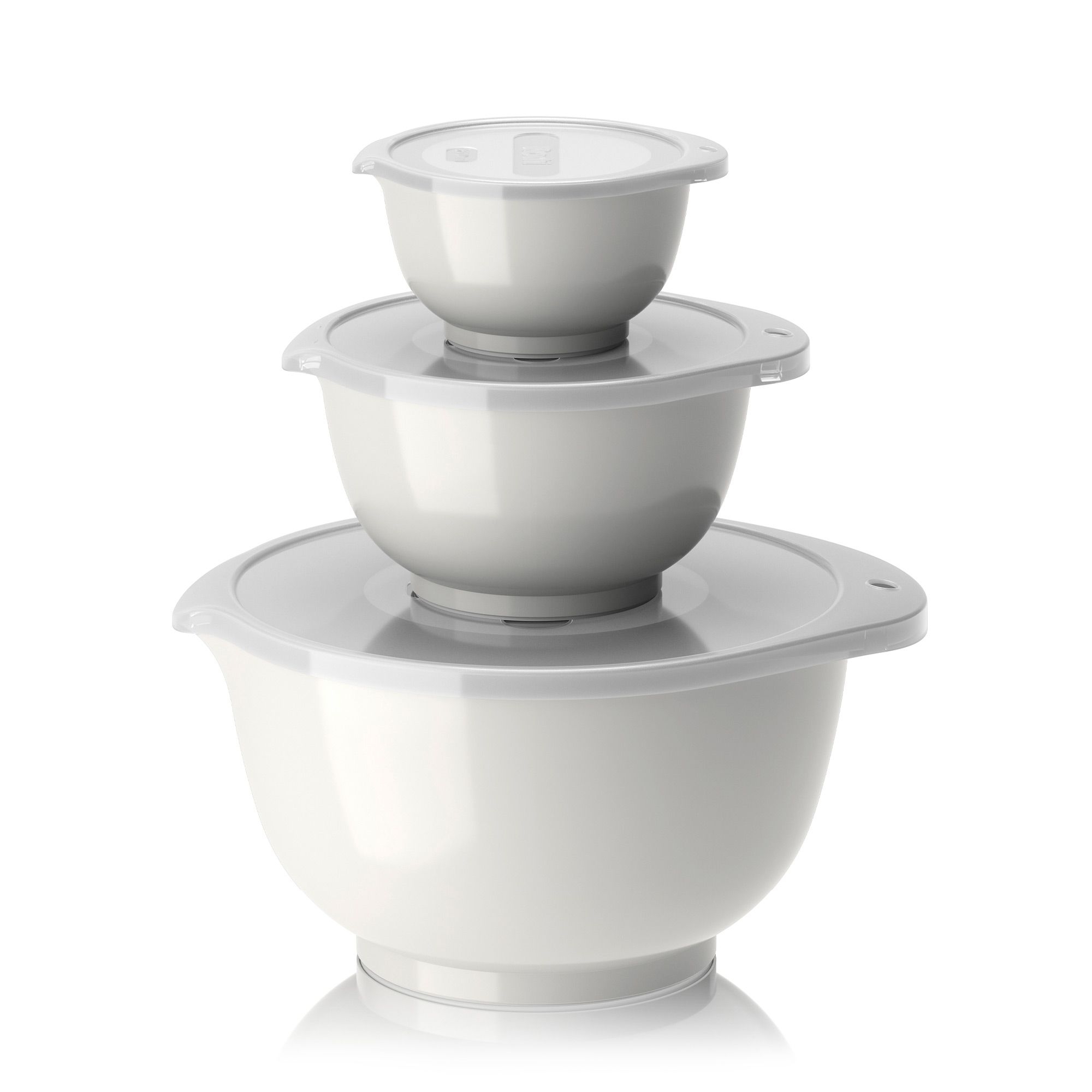 Rosti - Set NEW Margrethe 6-piece (0,25 l + 0,75 + 3,0 l + matching lid) - white Rosti - Set NEW Margrethe 6-piece (0,25 l + 0,75 + 3,0 l + matching lid) - white